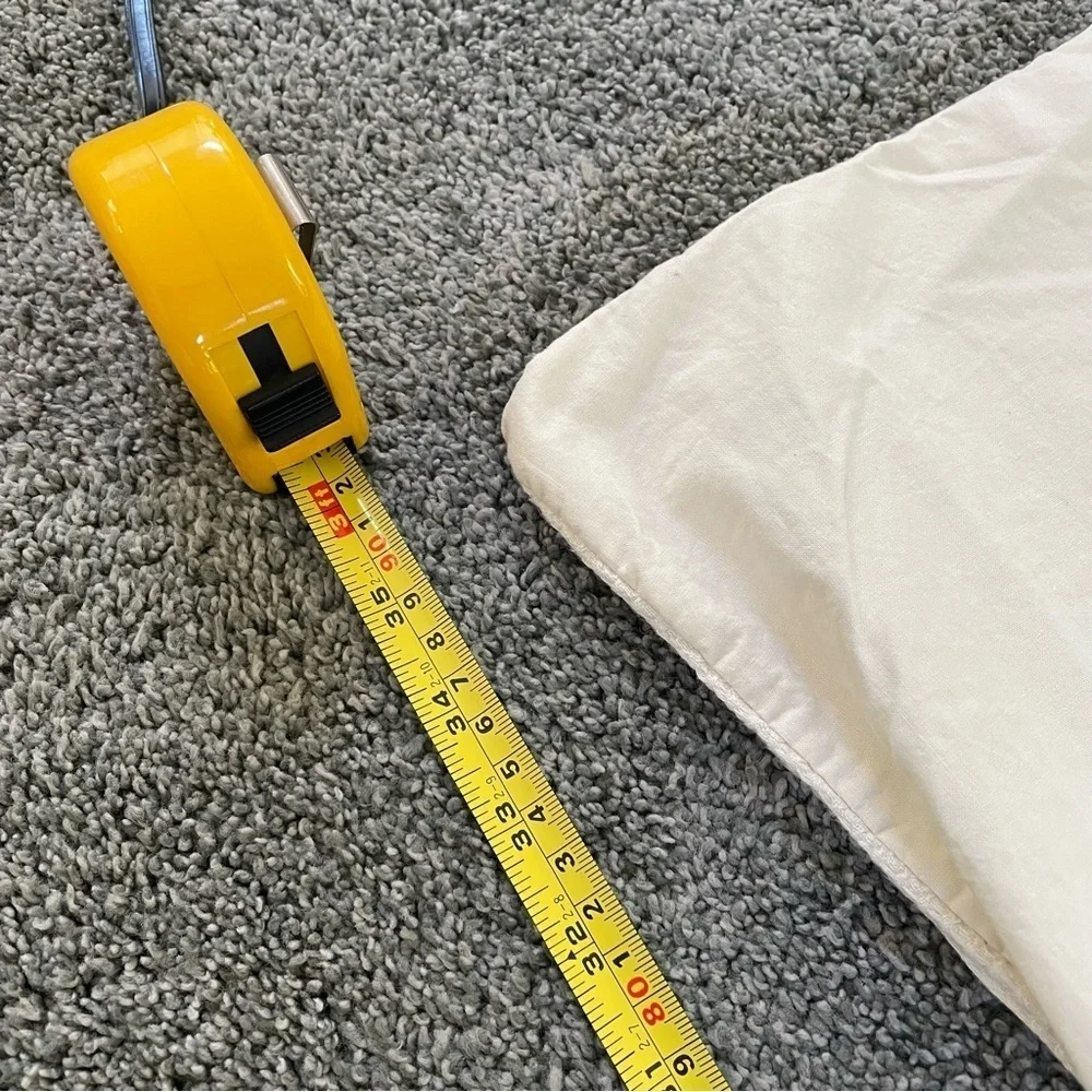 Parachute white waffle knit extra long sham pillow covers set of two